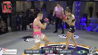 NCF World Championship fight Claudia Leite Vs Tayna Lamounier Brazil MMA Champion WMMA Superfight