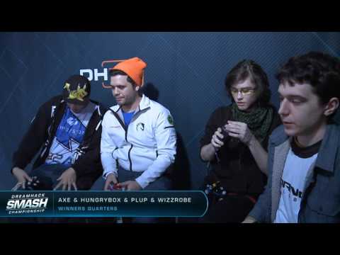 Tempo Axe + Liquid`Hungrybox Vs. COG Wizzrobe + PG Plup - Doubles Winners Quarters - Melee DHW15