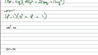 Factoring Binomial Cubes  - Examples