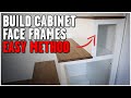 How to build cabinet face frames  easy