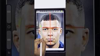 12 years old tried the Loomis Method to draw @Mbappé 🎨🔥