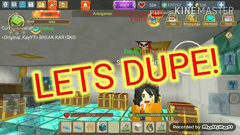 #bgtube Dupe glitch in skyblock! | Bmgo | 1.13.10 - 1.13.13