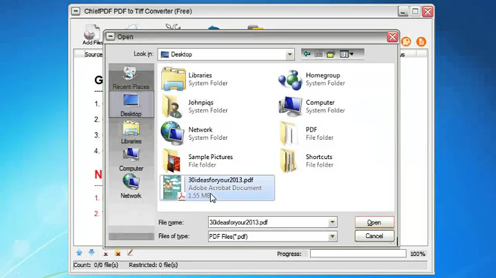 How to Convert PDF to TIFF
