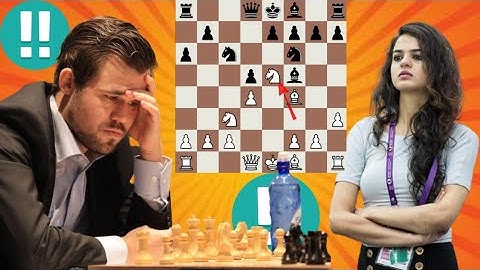 True chess game 210 Tania Sachdev vs Magnus Carlsen