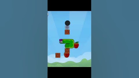 Apple worm mobile gameplay level 69