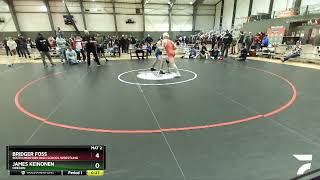 170 Lbs 3rd Place Match - Bridger Foss, South Medford High School Wrestling Vs James Keinonen, Ore