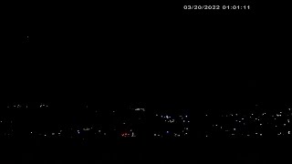 （3月18日夜から朝まで）ライブカメラ　JR飯田線、天竜川