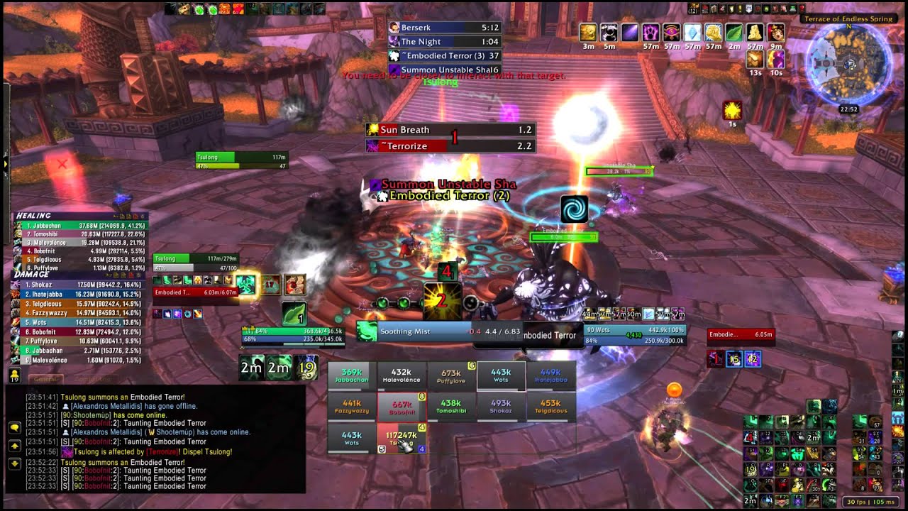 The Machine vs Heroic: Tsulong (10-man) - Monk Mistweaver PoV