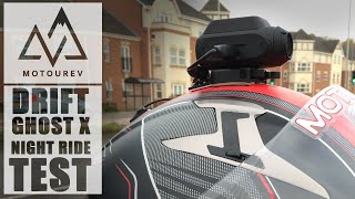 Drift Ghost X - Night Test Motorcycle Motovlog