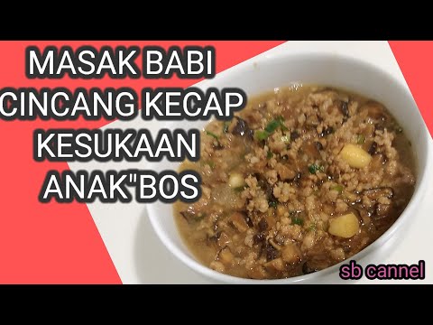 Video: Irisan Daging Babi Cincang