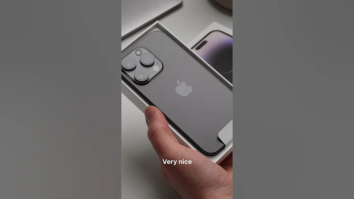 iPhone 14 Pro Space Black Aesthetic Unboxing #shorts