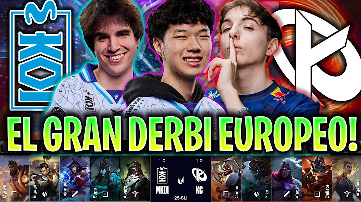 DERBI DE INFARTO!😱LA PRUEBA REAL PARA KOI Y JOJOPYUN! - KOI vs KC LEC 2025 ESPAÑOL KNEKRO COSTREAM