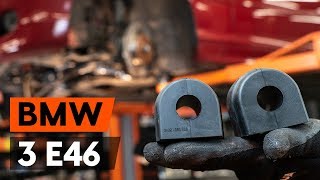 How to replace Sway bar bushes on BMW 3 Convertible (E46) - video tutorial