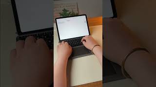 Laptop Feel. Tablet Convenience. #zeekeys #tabletkeyboard #portable