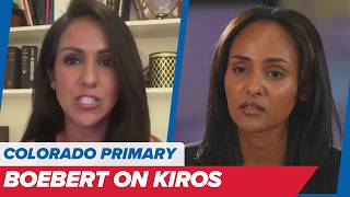 Republican Congresswoman Lauren Boebert on Colorado primary election Melat Kiros lead