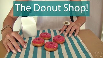 ASMR * Theme: The Donut Shop * Tapping & Scratching * Fast Tapping * No Talking * ASMRVilla