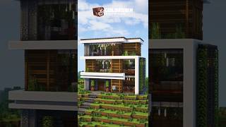 Minecraft Modern House 🏠 #minecraft #minecraftbuilding #shorts @Goldrobin