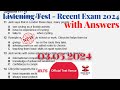 Ielts listening actual test 2024 with answers  03052024