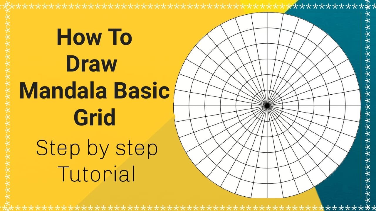 Mandala Basic Grid Tutorial || Step by step || For beginners - YouTube