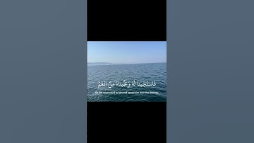 {فَاسْتَجَبْنَا لَهُ وَنَجَّيْنَاهُ مِنَ الْغَم}القارئ: إسلام صبحي-اكتب شيء تؤجر عليه♥️🎧