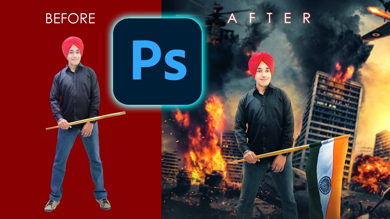 🇮🇳independence day | 15 August photo edit 🇮🇳 |background change | photoshop tutorial