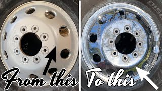 How to strip clear coat and polish stock dodge alcoa wheels