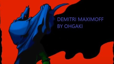 [MUGEN CHAR] Demitri Maximoff [ デミトリ・マキシモフ ] (KOF Style) by Ohgaki RELEASE!