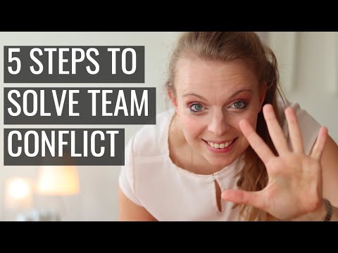 Resolve Team Conflict at Work | 5 Steps to bring you back on track // conflict resolution strategies