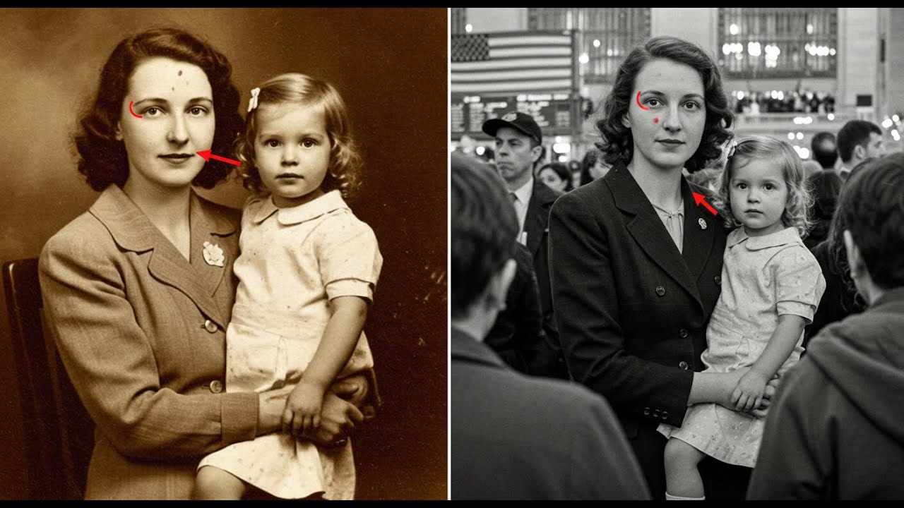 Эта молодая мама исчезла в 1937 году, но её дочь нашла недавнюю фотографию с ней в толпе