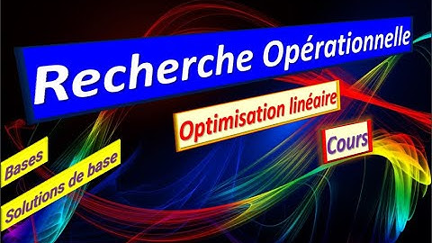 CM 3_Cours_  #Optimisation linéaire _ #Bases et #solutions de base (réalisables)