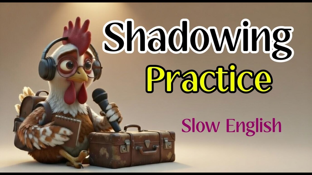 Speak Like a Native | Shadowing Practice – Slow & Clear English - YouTube