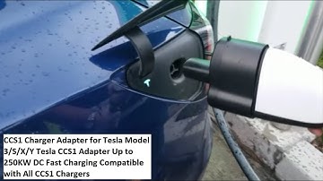 CCS1 Charger Adapter for Tesla Model 3/S/X/Y Tesla CCS1 (All) Adapter Up to 250KW DC Fast Charging