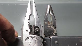 Leatherman Super Tool 300 [vs] Victorinox Swisstool (MT VOD) Comparisons & tests