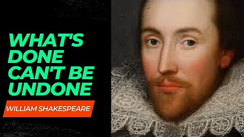"WHAT'S DONE CAN'T BE UNDONE" | William Shakespeare Quotes #quotes #internationalquotes #viral
