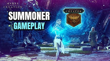 Ashes of Creation SUMMONER level 13 (Guide tomorrow!) AoC steam early access gameplay