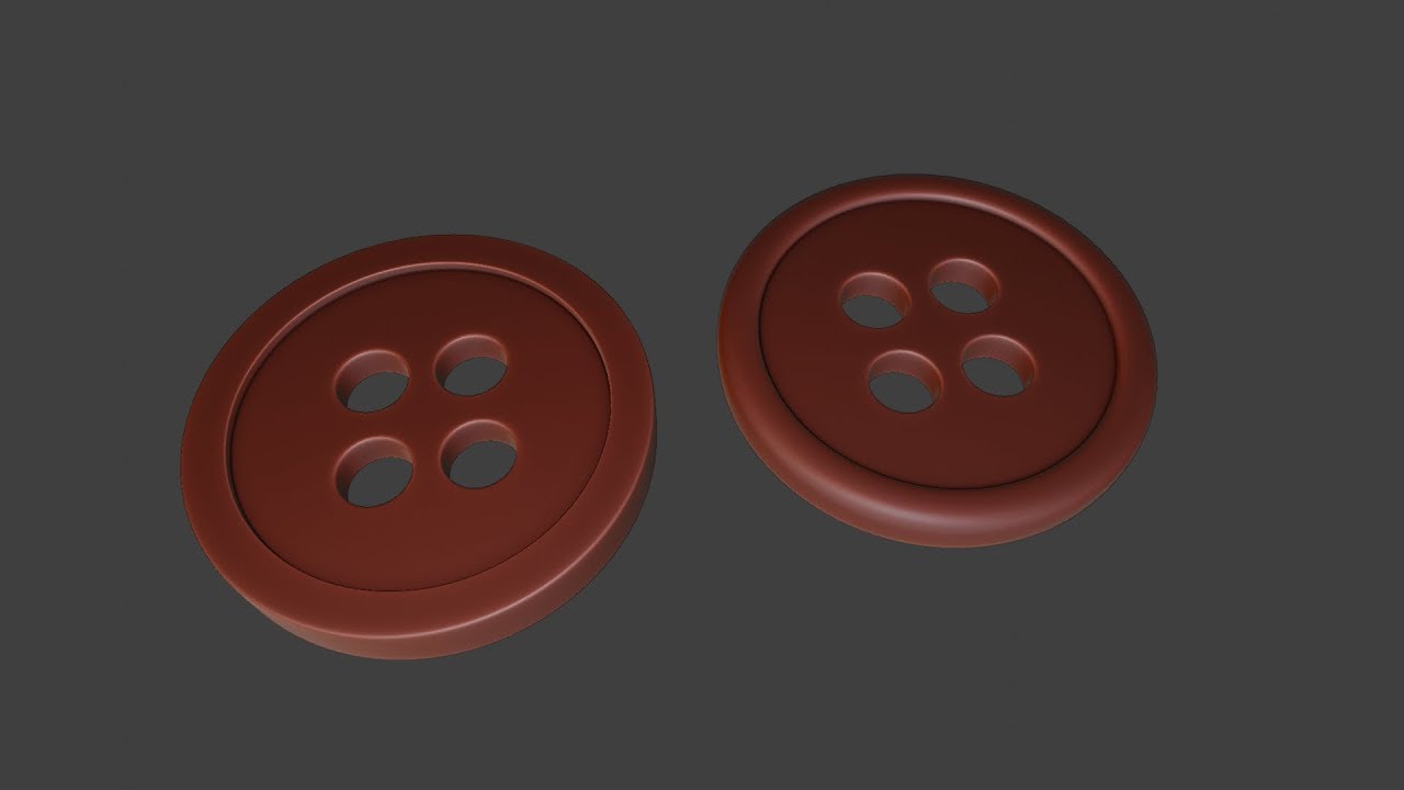 Modelado Blender Boton HardSurface - YouTube