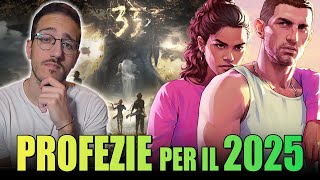 Quando escono GTA 6 e Hollow Knight SILKSONG? | Le mie 10 PROFEZIE per il 2025 🔮🎮
