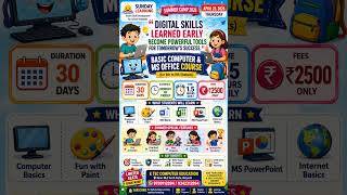 Basic Computer Course for Students | Online &amp; Offline MS Office Summer Camp 2026 #neyveli