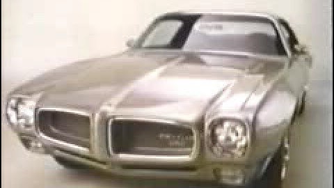 1970 Pure Pontiac Firebird Commercial
