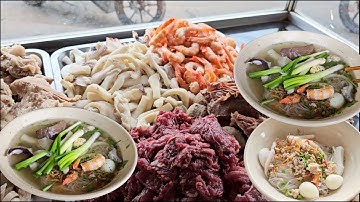 Tìm đâu ra quán Hủ Tiếu Hải Sản tôm mực chỉ 40k đầy topping ngon được thế này