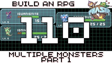 Monster Tamer - RPG Tutorial with Phaser 3 - Ep. 110 - Multiple Monsters Part 1 #monstertamer