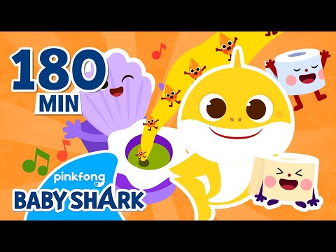 [BEST] Baby Shark's Potty Hide and Seek | +Compilation | Baby Shark Stories | Baby Shark Official