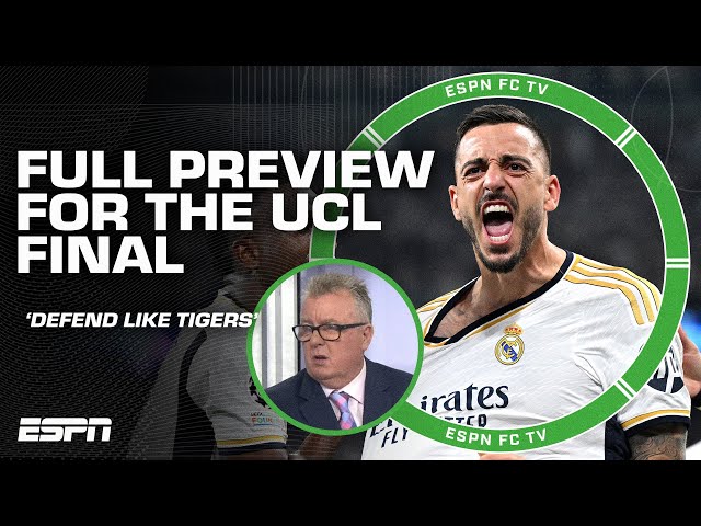 To beat Real Madrid, Dortmund will have to defend LIKE TIGERS! - Steve Nicol 🐯 | ESPN FC class=