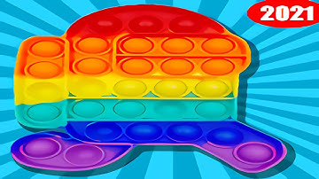 Pop It 3D 🎅 🎁 All Levels Gameplay Android,ios