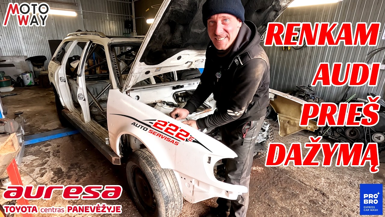 MARKELEVIČIUS #221 SURINKINĖJAM KROSINĘ AUDI DAŽYMUI
