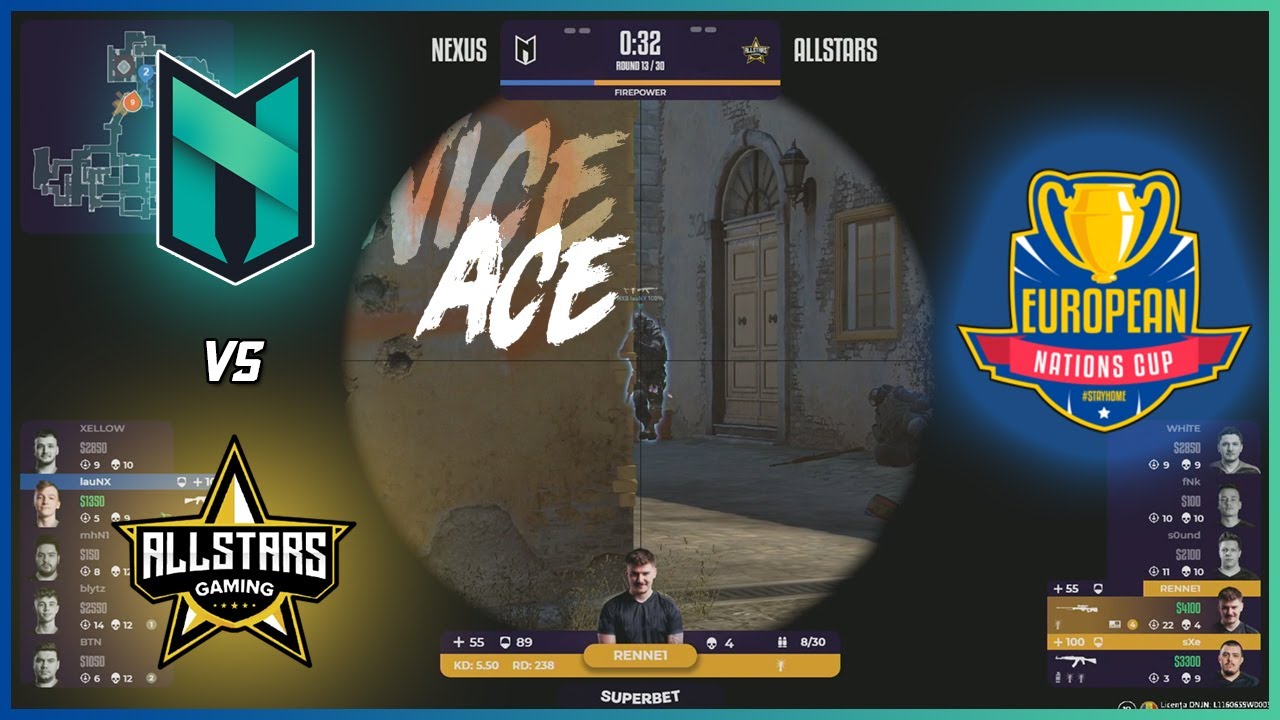 GRAND FINAL! | Nexus vs allStars | IeSF & European Nations Cup - RO Qual Group B - HiGHLiGHTS | CSGO