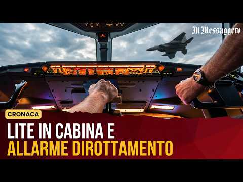 Video PANICO SUL VOLO DUBAI-TEL AVIV: lite tra i piloti, codice dirottamento e caccia in volo