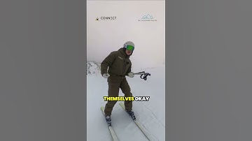 How to ski parallel for beginners, edging the skis  #skiingtips #learntoski #skiinstructor