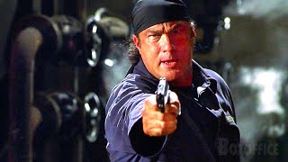 Steven Seagal only has 1 Bullet left, a Cigarette & some Gasoline | Half Past Dead | CLIP