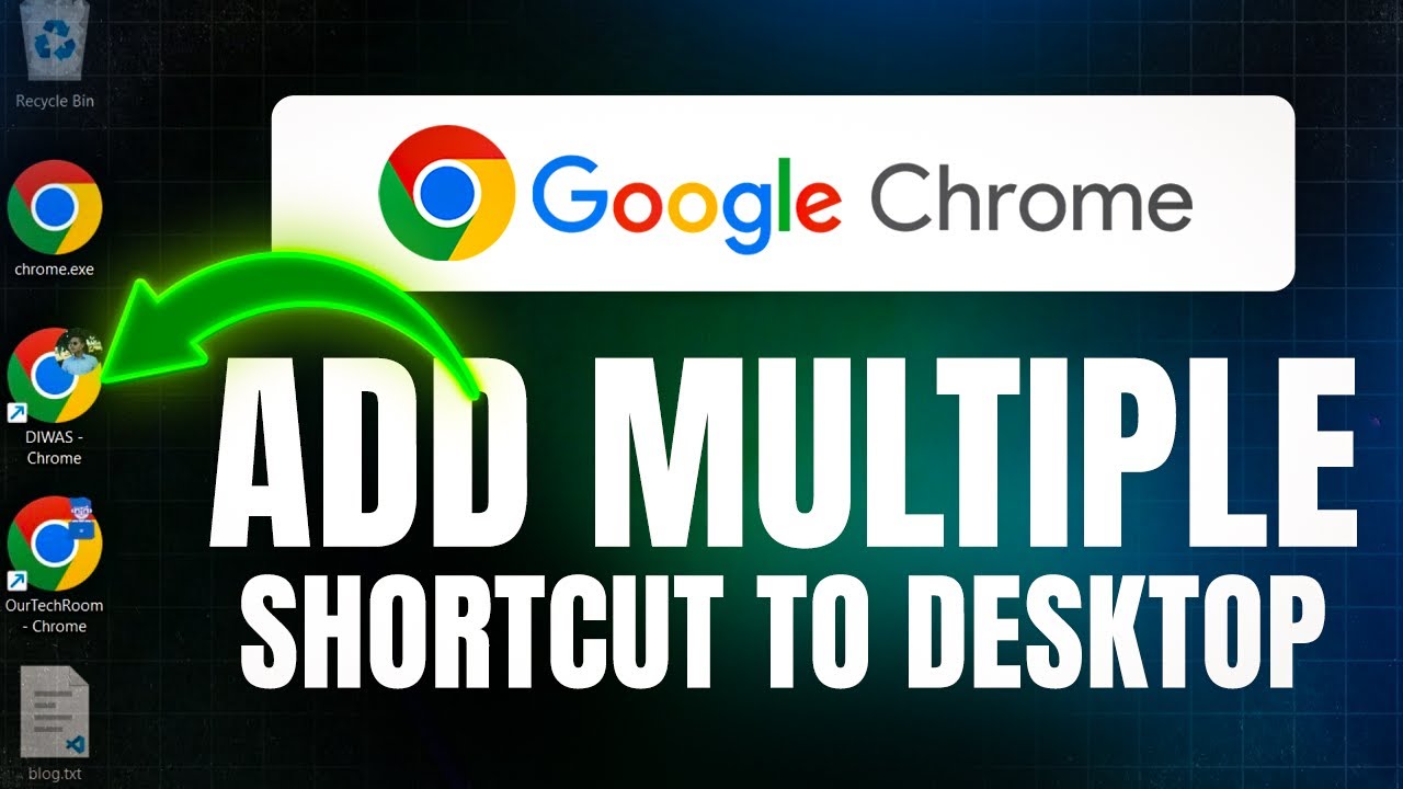 How to Add Multiple Google Chrome Shortcut to Desktop (Step-by-Step)